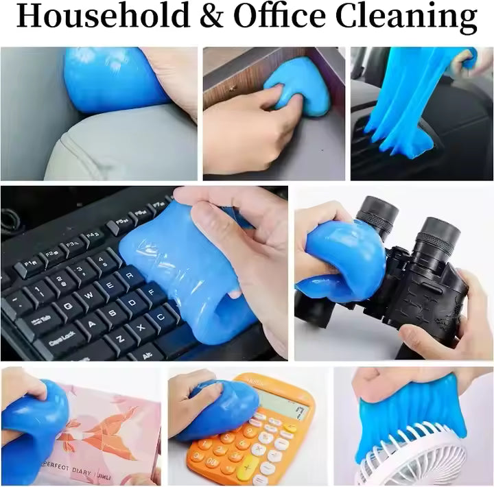 High Efficiency Dust Remove Gel Car Interior Clean Magic Mud Universal Household Keyboard Desk Cleaning Tool Motor Accessories