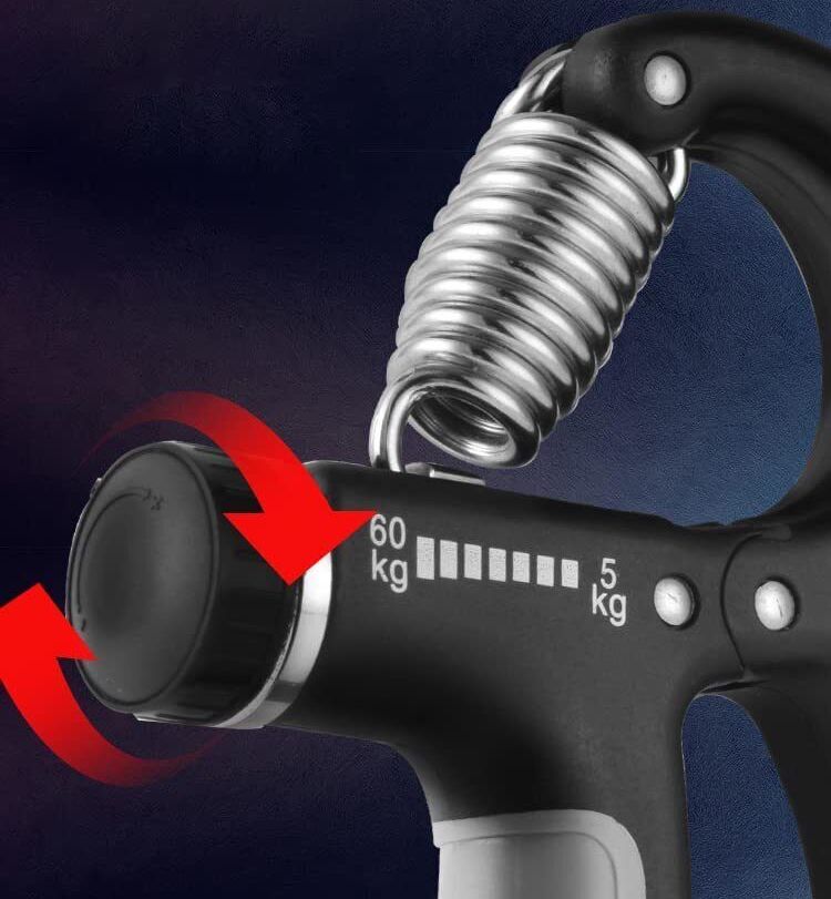 HAND GRIP TRACKER — Grip is your health. Adjustable Smart Hand Gripper with Counter (5–60kg)
